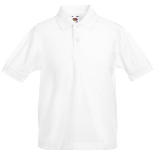 Fruit Of The Loom Childrens/Kids Pique Short-Sleeved Polo Shirt 3-4 rood