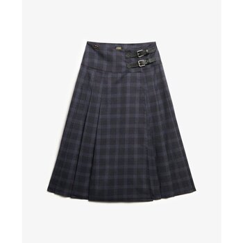 Superdry Rok  Jupe plissée mi-longue à carreaux femme
