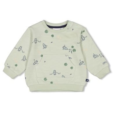 Feetje Sweater AOP Rock My Boat Mint