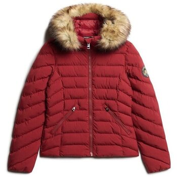 Superdry Donsjas  Doudoune à capuche en fourrure synthétique femme Fuji