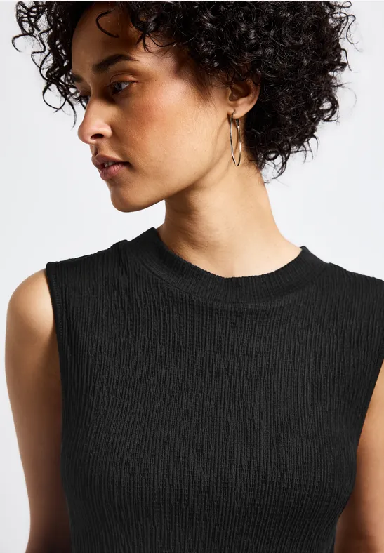 STREET ONE Tanktop met structuurmotief