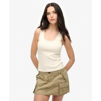 Superdry Top  Débardeur à bordure dentelle femme Vintage