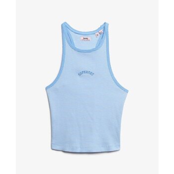Superdry Top  Débardeur rayé à dos nageur et logo femme Essential