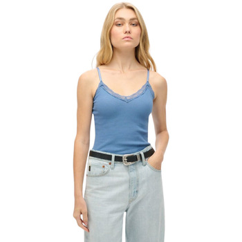 Superdry Top  Débardeur court à liseré dentelle femme Essential