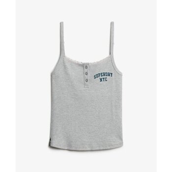 Superdry Top  Débardeur brodé à boutons femme Athletic Essentials