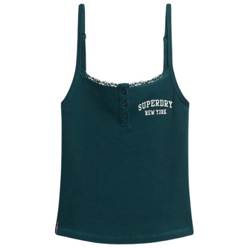 Superdry Top  Débardeur brodé à boutons femme Athletic Essentials