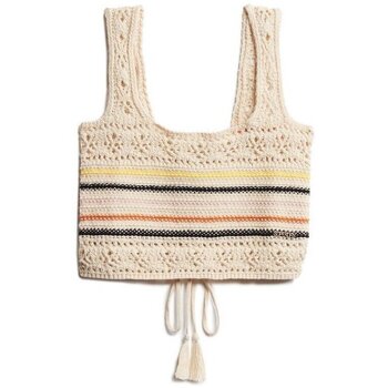 Superdry Top  Débardeur court en crochet à lacets femme