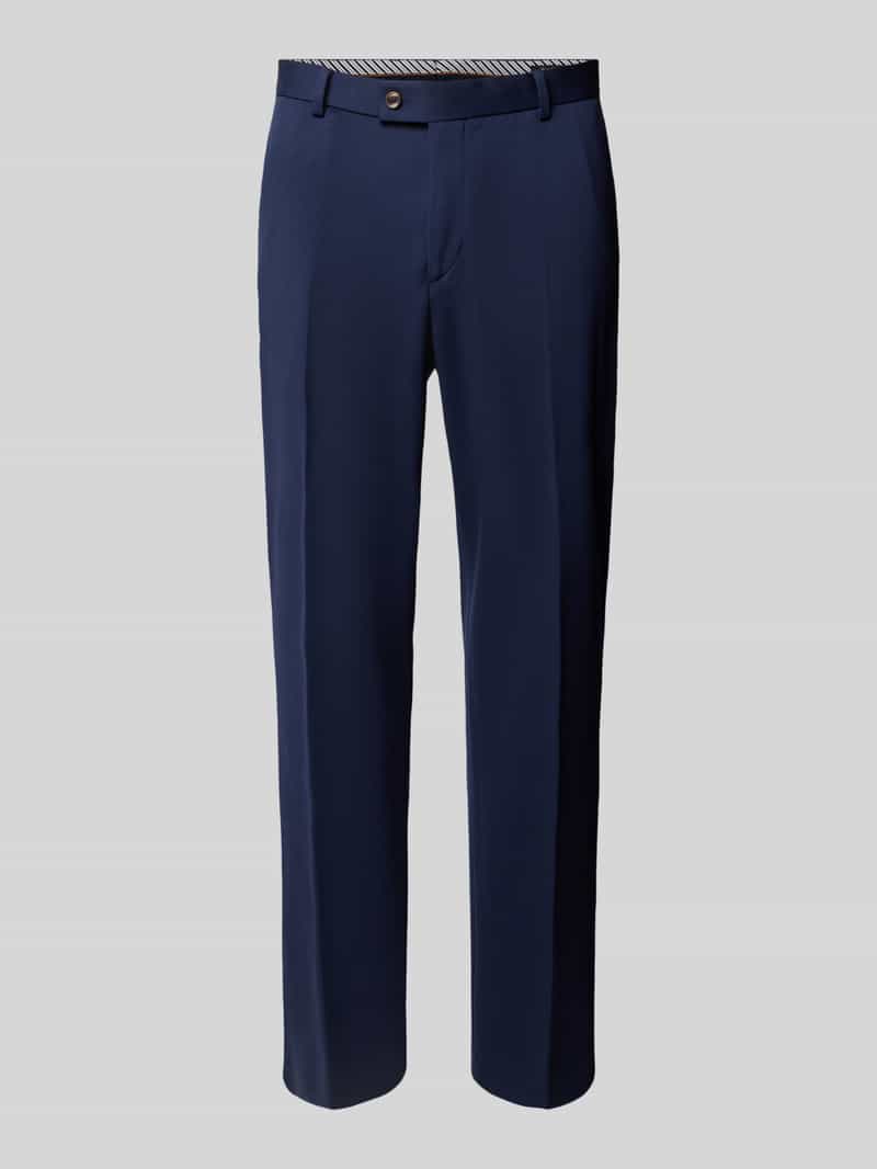 Bugatti Pantalon met stretch & persvouw