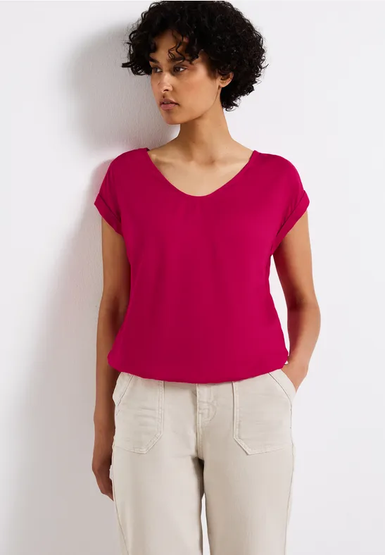 Street One Blouse in effen kleur