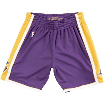 Mitchell And Ness Korte Broek  Short authentics Los Angeles Lakers NBA Road 08-09