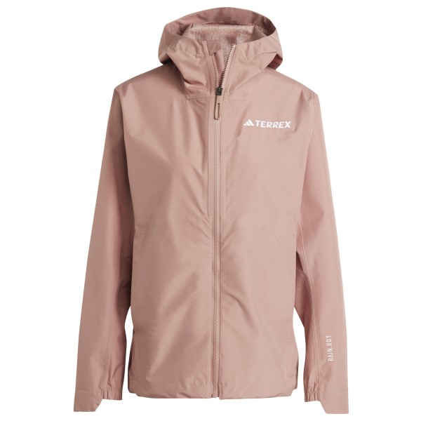 Adidas Terrex  Women's Multi 2.5 Layer RAIN.RDY Jacket - Regenjas, bruin/roze