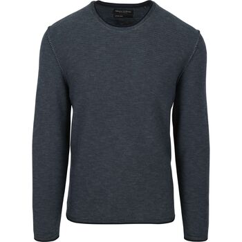 Marc O'Polo Sweater  Pullover Crewneck Cotton/Linen Dark Blue