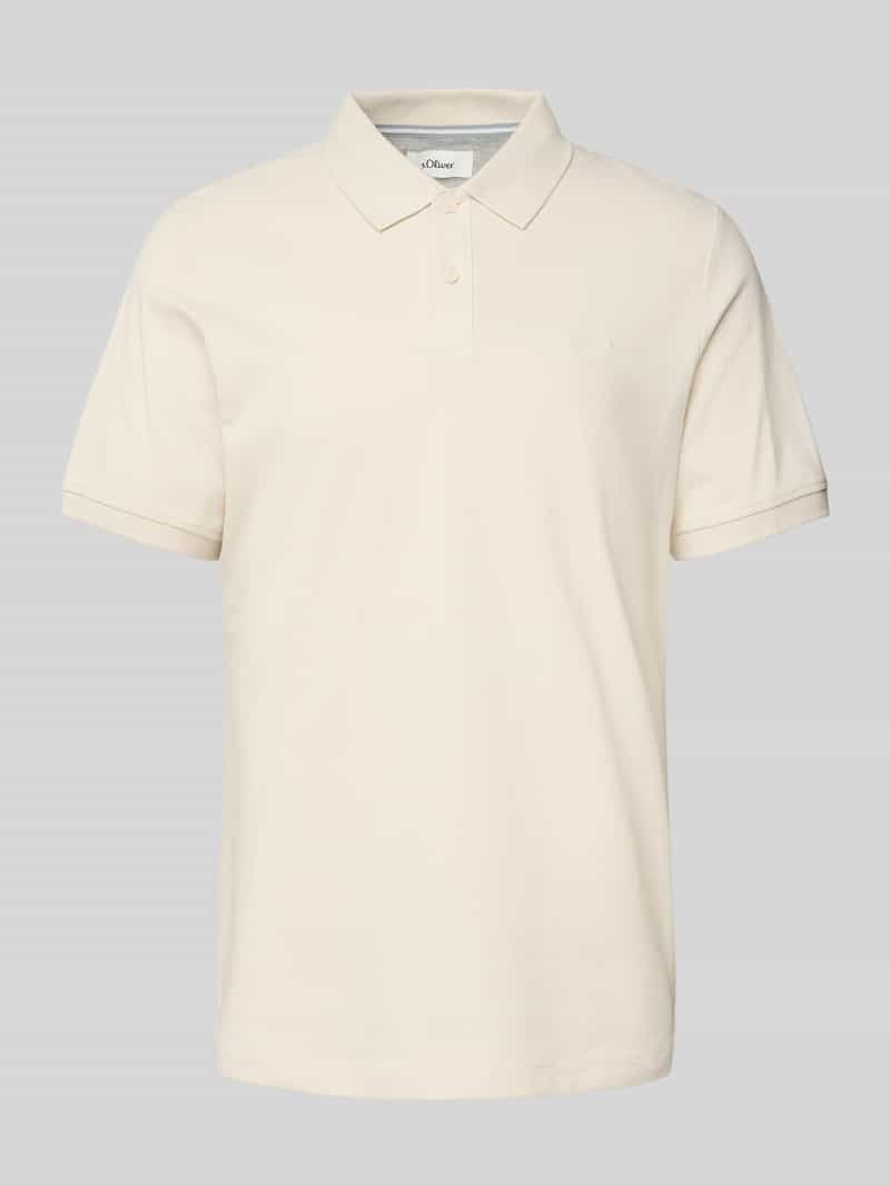 S.Oliver Poloshirt met geborduurd logo