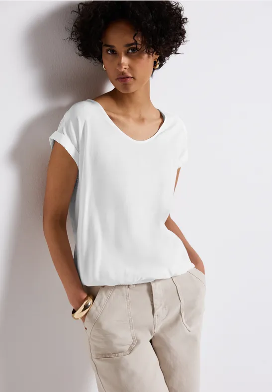 Street One Blouse in effen kleur