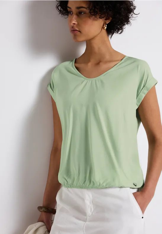 Street One Blouse in effen kleur