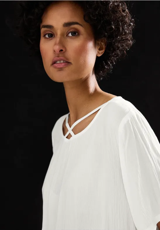 Street One Blouse shirt met lintdetail