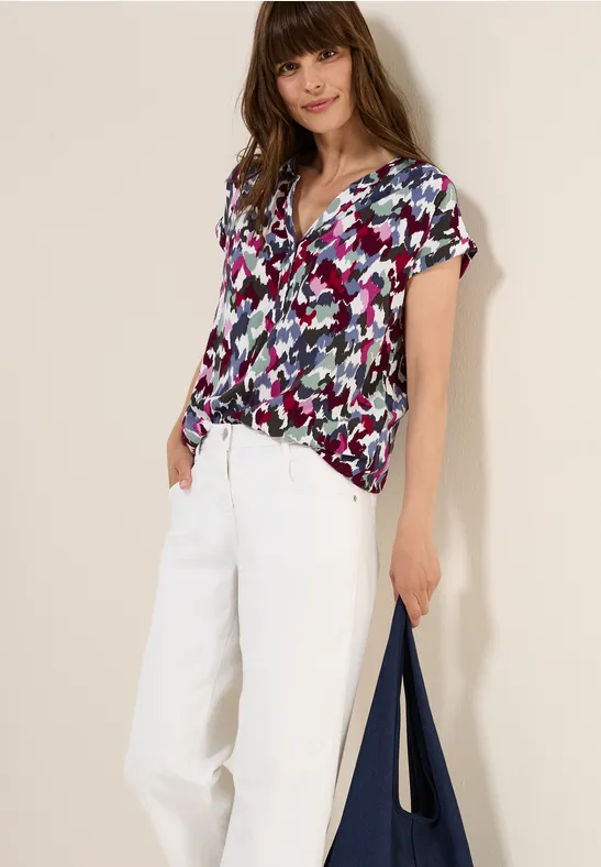 Cecil Gedessineerde blouse