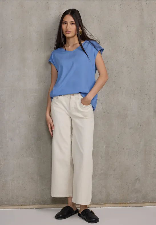 Street One Studio Blouse shirt met kant