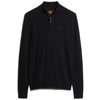 Superdry Trui  Pull 1/2 zip en maille brodé Essential