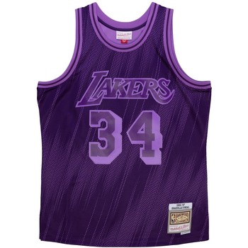 Mitchell And Ness Onderhemden  Maillot Los Angeles Lakers Monochrome Swingman
