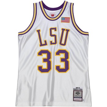 Mitchell And Ness Onderhemden  Maillot LSU Tigers NCAA 1990 Shaquille O'neal