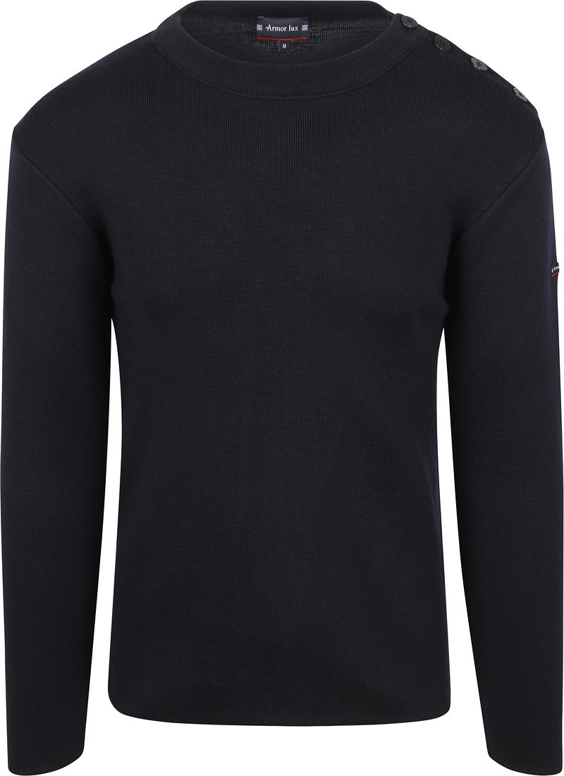 Armor-lux Marin Goulenez Trui Merinowol Navy