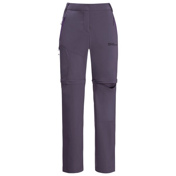 Jack Wolfskin  Women's Glastal Zip Away Pants - Afritsbroek, dark grape