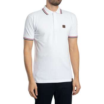 Trojan Polo Shirt Korte Mouw  Driekleurig piqué poloshirt met punt