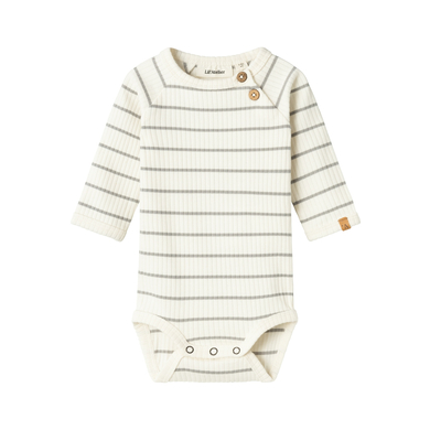LIL ATELIER Lil'Atelier lange mouw body Nbmkail Kokosmelk
