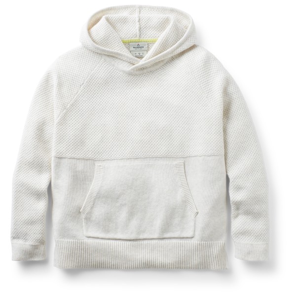 Passenger  Women's Cove 2.0 Organic Cotton Knitted Hoodie - Hoodie, wit/grijs