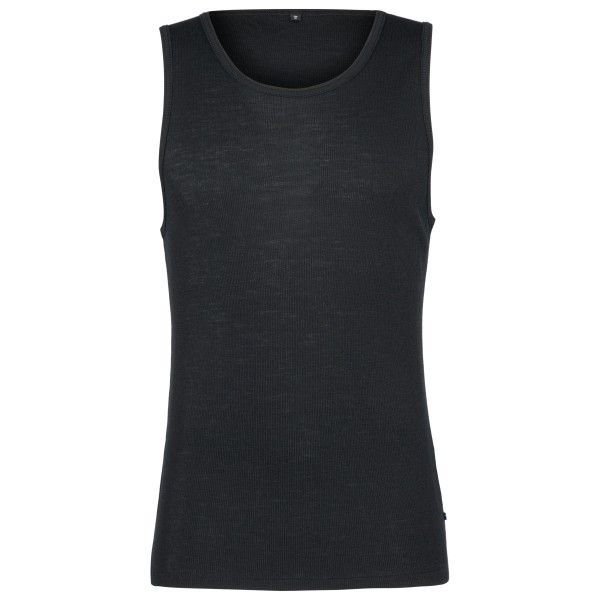 Stoic  MerinoRib RonnebySt. Tank - Merinoshirt, zwart