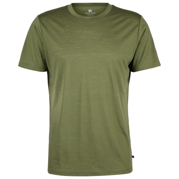 Heber Peak  MerinoMix150 PineconeHe. II T-Shirt - Merinoshirt, olijfgroen