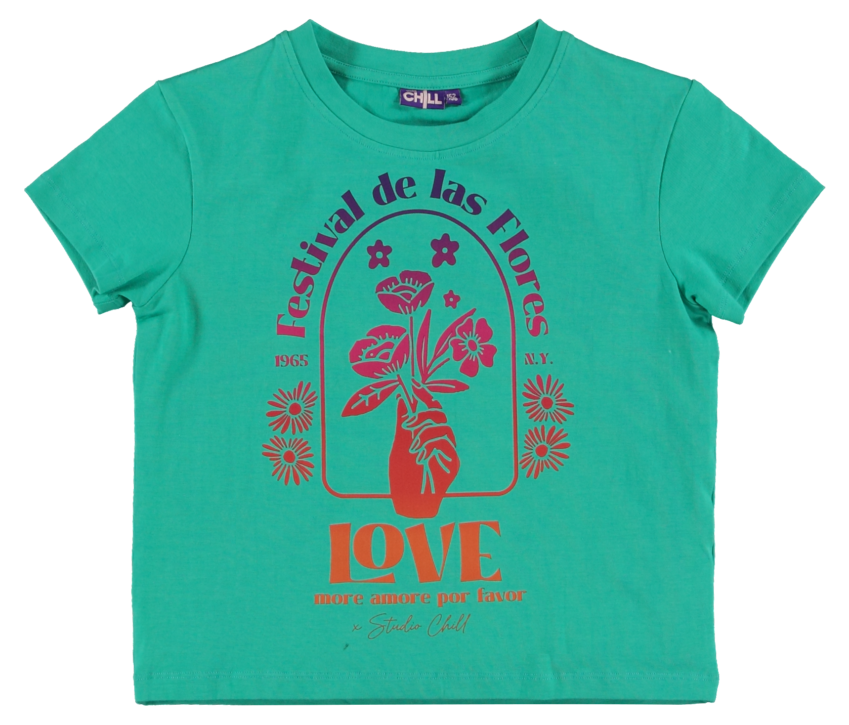 O'Chill Zomer meisjes shirt Groen - Xandra