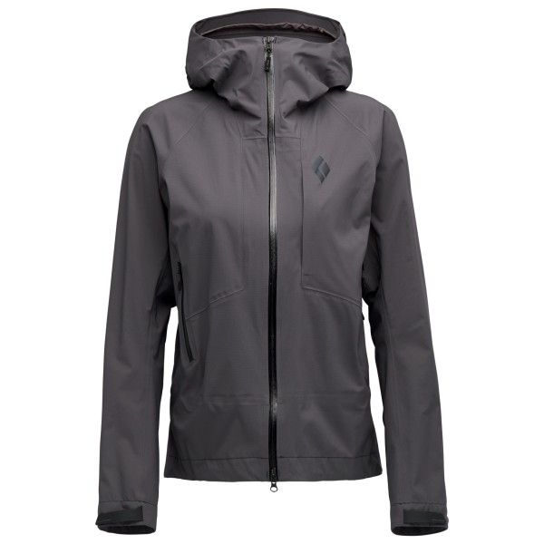 Black Diamond  Women's Highline Stretch Shell - Regenjas, grijs