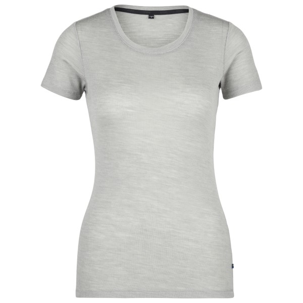 Stoic  Women's MerinoRib RonnebySt. Shirt - Merinoshirt, grijs