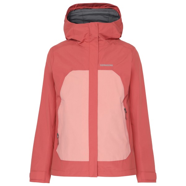 Didriksons  Women's Grit Jacket 3 - Regenjas, rood/roze