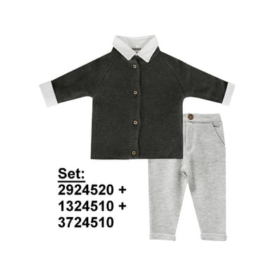 Jacky Gebreide trui NORDIC BOY offwhite/blue