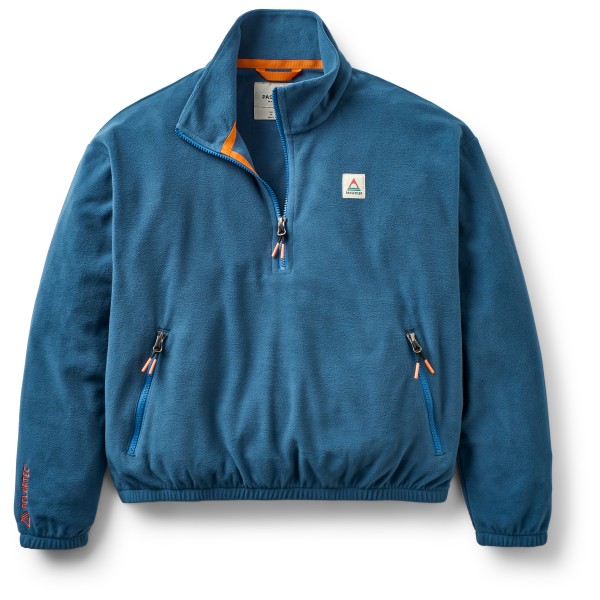 Passenger  Women's Ayla Recycled Micro Polartec Fleece - Fleecetrui, blauw