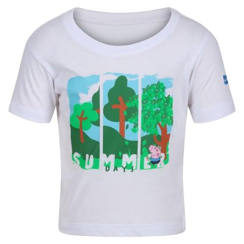 Regatta Childrens/Kids Peppa Pig T-shirt met korte mouwen 2-3 Years wit