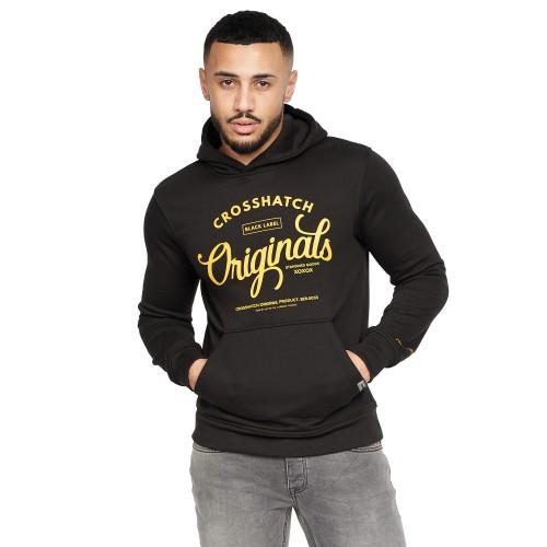 Crosshatch heren Bartamax-hoodie M zwart