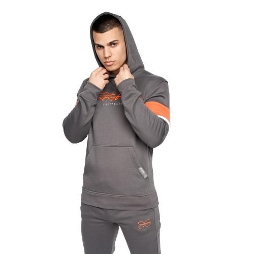 Crosshatch Blastout-hoodie voor heren XL grijs
