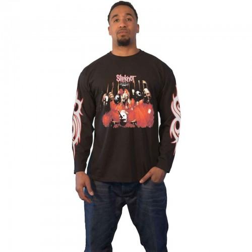 Slipknot unisex volwassen spuug het uit T-shirt met lange mouwen XL zwart