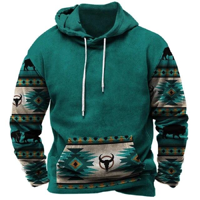 HIMO Group Fall Vintage herenhoodie met lange mouwen en capuchon Sportshirt Casual sweatshirt Retro hoodie voor heren rijkleding Oversized kleding 4XL