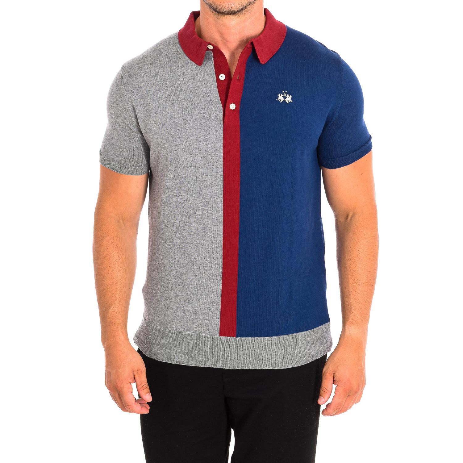 LA MARTINA TMS005-XC008 Heren Poloshirt met Korte Mouwen L