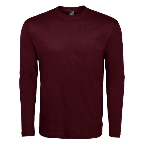 SOLS Heren Monarch T-shirt met lange mouwen L wit