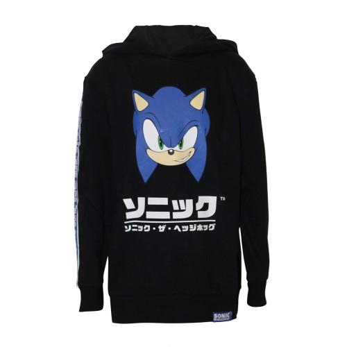 Sonic The Hedgehog Kinder/Kinderhoodie 4-5 Years zwart/blauw