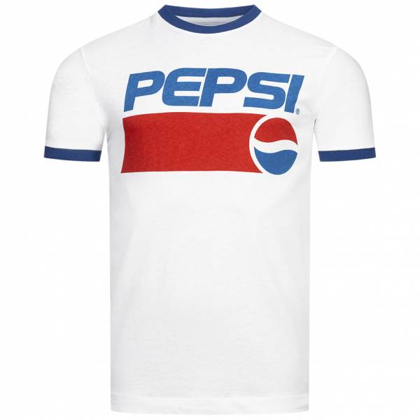 Lizenz PEPSI 1991 Ringer Tee Heren T-shirt POMTS036WRY