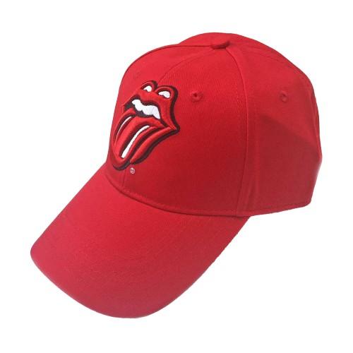 The Rolling Stones De Rolling Stones Unisex volwassen klassieke logo baseballpet One Size rood