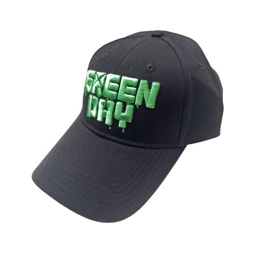 Green day Unisex volwassen druipend logo baseballpet One Size groen/zwart