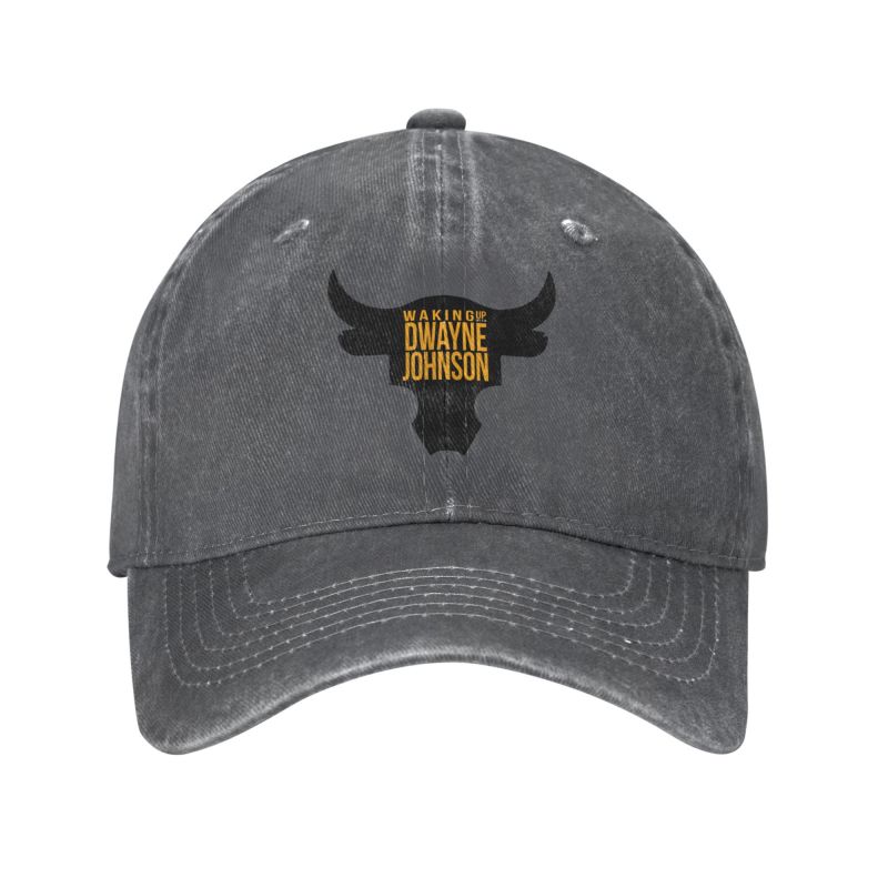 91440111MAC1KNR116 Gepersonaliseerde katoenen The Rock Dwayne Baseball Cap Outdoor Dames Unisex's Verstelbare Johnson Bull Dad Hat Herfst Adult Baseball Cap